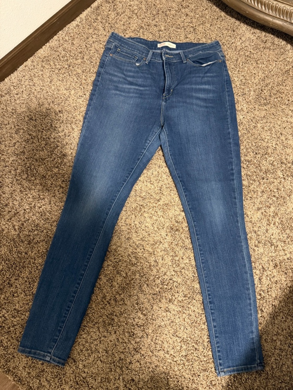 Signature by Levi Strauss Dark Blue Skinny Jeans